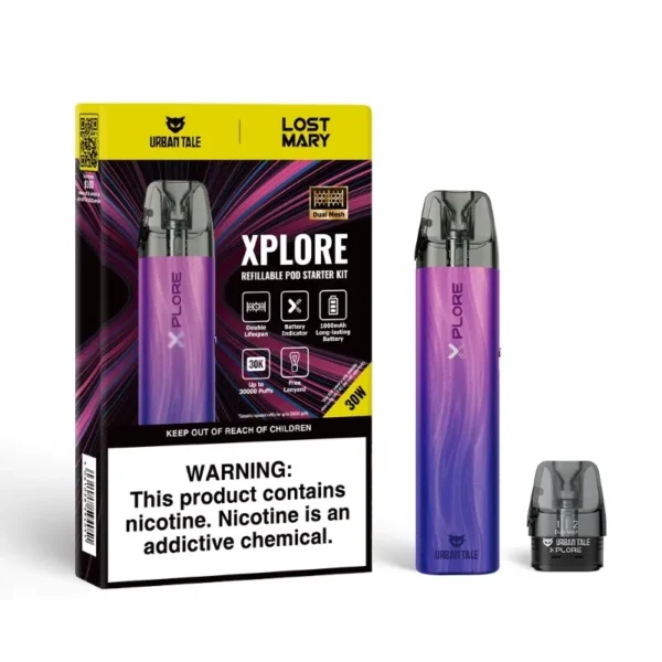 blue purple lost mary urban xplore